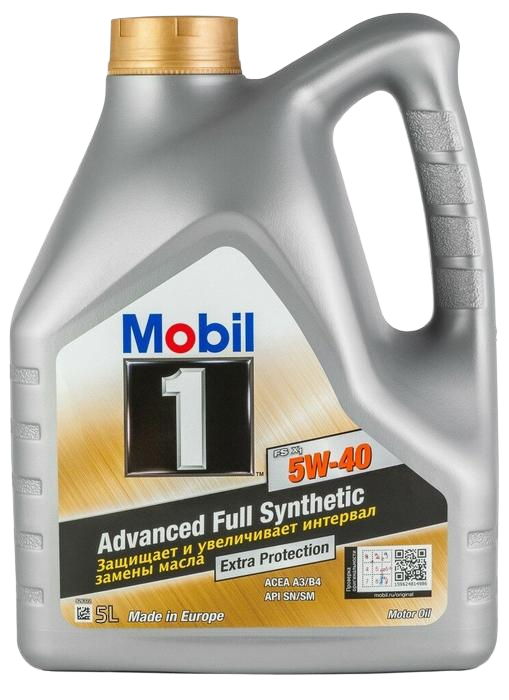 Моторное масло Mobil FS X1 5W-40, 5л